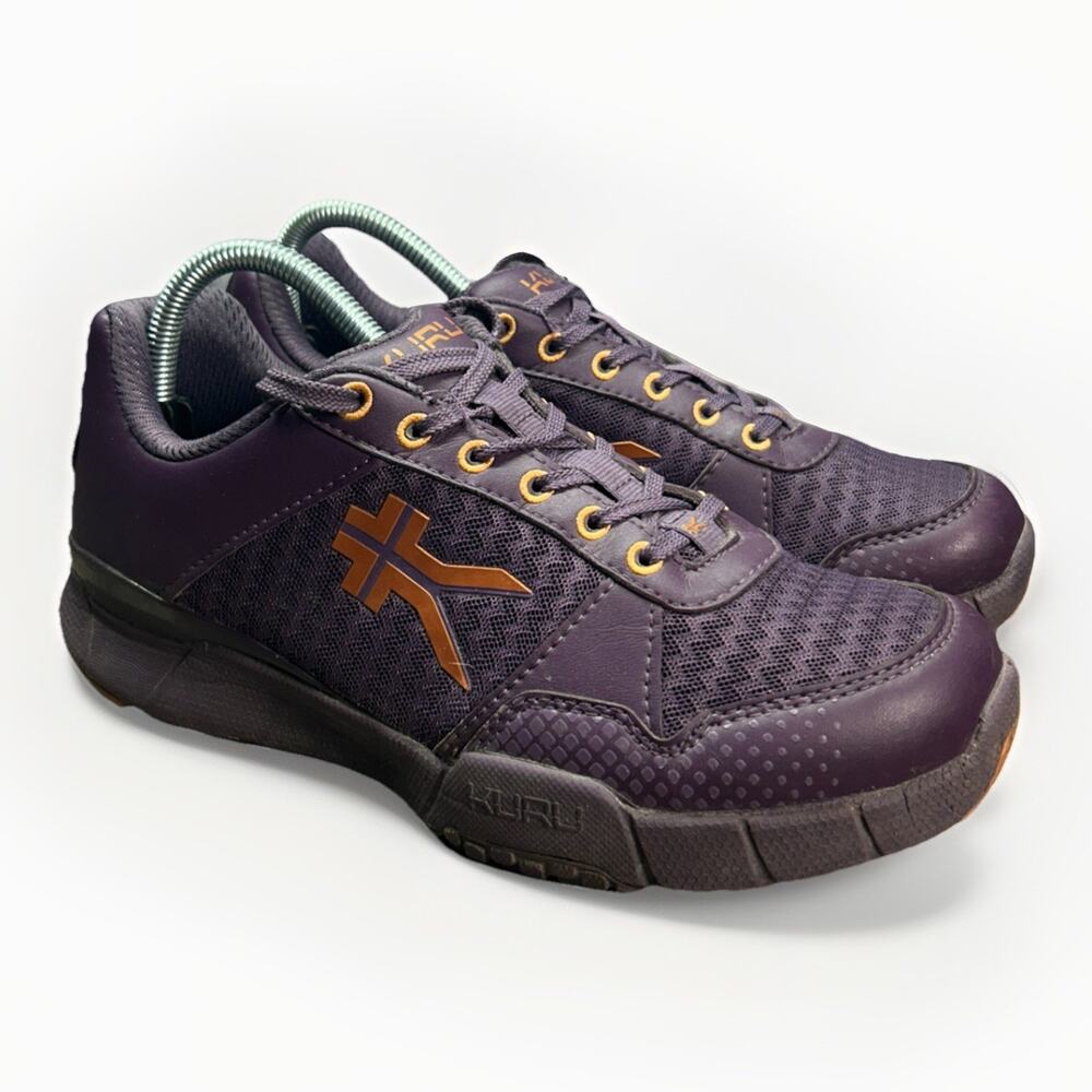 Kuru Quantum Women's Size 8.5 Purple/Orange Running Training Sneakers Shoes